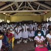 මස්කෙළිය සමන්එලිය විද්‍යාලයේ දරුවන්ට පාසල් උපකරණ සහ වියලි ආහාර ද්‍රව්‍ය බෙදා දෙයි